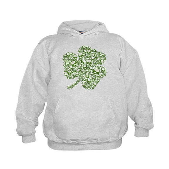 CafePress - Shamrock Skull St Patricks Day - Kids Hooded Sweatshirt, Classic Hoodie