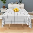thumbnail image 4 of Tchckioa Square Tablecloth for Restaurant Party Decor,54x54 Inch Stain Resistant Table Cloth,White, 4 of 6