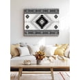 thumbnail image 4 of Black Beige Boho Wall Art for Living Room,Canvas Picture Wall Decor for Bathroom Bedroom,Vintage Ethnic Tribal Southwestern Painting Artwork for Office Kitchen Hallway Dining Room Home Decor 20"x24", 4 of 8