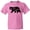 Azalea, variant on West Virginia Black Bear Silhouette Youth T-Shirt