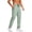 Light Green, variant on Zimjoy Mens Quick Dry Joggers Breathable Moisture-Wicking Pants Elastic Waistband Lightweight Pants for Running, Gym, Hiking, Black L
