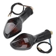 thumbnail image 2 of uds luz de señal de giro para motocicleta indicador delantero intermitente reemplazo para CB500X CB1300 NC700 2013-2020 negro, 2 of 5