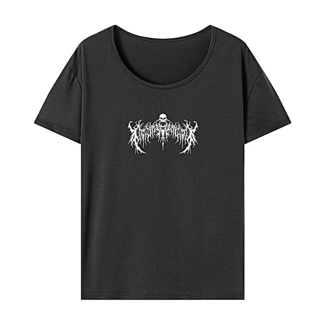 Camiseta Para Mujer Verano Suave Manga Corta Top Para Uso Diario Vacaciones Viajes M Gris