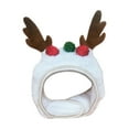 thumbnail image 2 of YOHAVEN Adjustable Christmas Dog Hat Holiday Pet Headdress Costume Party Photo Indoor Outdoor Seasonal Xmas Celebration Accessories Small Medium Pets, 2 of 6