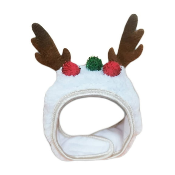 WEGFTDUOP Christmas Costume Dog Christmas Festival Decoration Hat Pet Headdress Christmas Party Adjustable Hat Christmas Dress Up Puppy Pussy