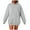 Grey, variant on GEWSEY Oversized Hoodies for Women Fall Fashion Long Sleeve Pullover Hoodie Trendy Cute Hooded Sweatshirt Winter Outfits 2025 (Red, XXL)