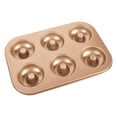 thumbnail image 3 of 6 Tazas Molde de Rosquilla Molde de Pastelería de Rosquilla Molde de Estaño con Chispas de Chocolate Herramienta para Hornear Acero Al Carbon Baoblaze Molde para hornear donas, 3 of 8