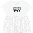 thumbnail image 3 of Inktastic Don't Make Me Call My Titi Girls Baby Dress, 3 of 5