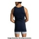 thumbnail image 3 of Camiseta Fruit Of The Loom para Hombre sin Mangas Negra, 3 Piezas, Talla M, 3 of 4