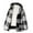 11b Black, variant on Kids Winter Warm Plush Coat Trendy Plaid Flannel Jackets Full Zip Hoodie Boy Girls' Sherpa Fleece Hooded Outwear Overcoat 8-14Y Cardigan for Girls White