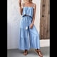 thumbnail image 5 of Conjunto de Dos Piezas para Mujer, con Pantalones de , Mono A Juego, Ropa Informal de Verano para Playa y Vacaciones, Ropa de Moda. Azul M, 5 of 10