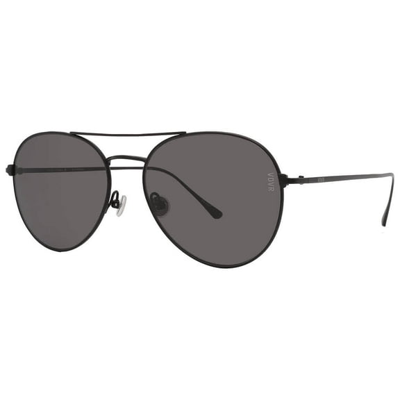 Vedi Vero Dark Grey Pilot Unisex Sunglasses VRBM05-BLKP 57-17-145
