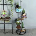 thumbnail image 3 of Monstrate Spiral Plant Stand Flower Pot Holder 8 Layer Rack Storage for Indoor Outdoor Decoración del hogar, 3 of 6