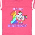 thumbnail image 4 of Inktastic It's My 1st Birthday Unicorn Boys or Girls Baby Bodysuit, 4 of 5