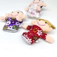 thumbnail image 4 of 6pcs Finger Puppet Set Cute Family Plush Finger Puppet Doll Storytelling Props for Teacher Parents, 4 of 4