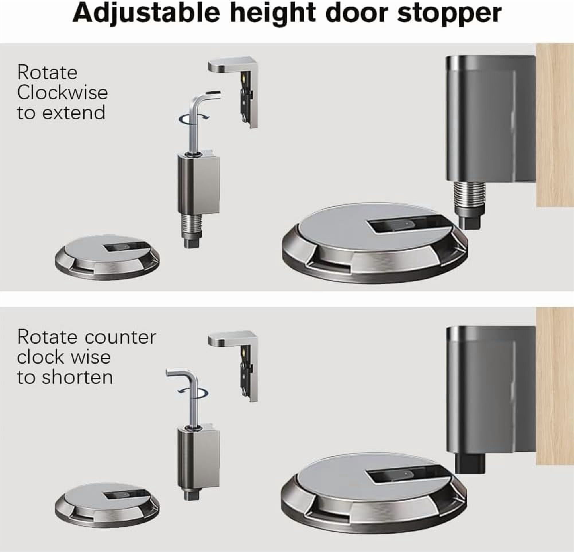 2025 new door wedge stop, comfortable self-priming door wedge, no need to punch, anti-collision, advanced ground suction technology, windproof, quiet, safe and adjustable height, suitable fo