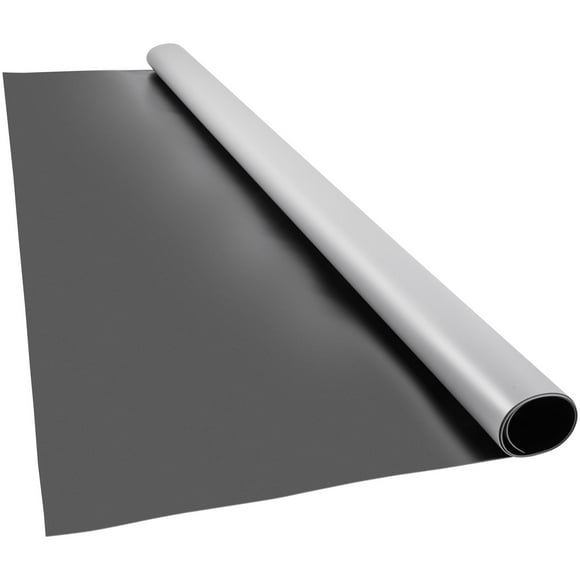 VEVOR Dance Floor, 6.6x9.8ft Dance Floor Roll, 0.06in Thick PVC Vinyl Dance Floor, Black/Grey Reversible Portable Dance Floor, Non-Slip Dance Flooring, Ballet Dance Floor for Jazz, Pop, Lyrical Style