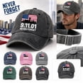 thumbnail image 3 of Retro 9 11 Never Forget Commemorative Hat  2001-2026 25th Anniversary Baseball Cap, 3 of 7