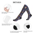 thumbnail image 5 of Sikiie Cartoon Dinosaur 1 Pairs Compression Socks for Men and Women 15-20 mmHg Running Support Socks, 5 of 7