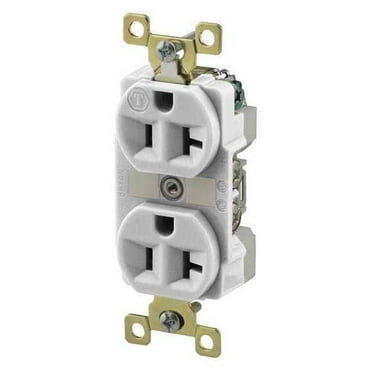 Bryant Receptacle,White,20A,Duplex Receptacles BRY5362W