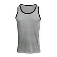 thumbnail image 5 of Mens Workout Tank Tops Casual Athletic Quick Dry Muscle Tops Sports Sleeveless Tee Shirts Summer Undershirt Vest Grey XL, 5 of 8