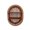 358 Oval, variant on WINDLAND Farmhouse Wood Storage Rack Desktop Wood Stand Shelf Wall Hanging Brackets Bookshelf Desktop Round Heart Wall Shelf