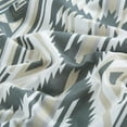 thumbnail image 6 of Chezmoi Collection 4-Piece Southwestern Geometric Motif Sheet Set California King Size, Multicolor Gray White Light Brown Printed Brushed Microfiber Lightweight Breathable Deep Pocket Bed Sheets, 6 of 9