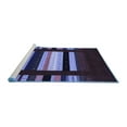 thumbnail image 2 of Ahgly Company Machine Washable Indoor Rectangle Abstract Blue Contemporary Area Rugs, 8' x 12', 2 of 4
