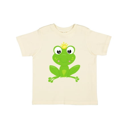 

Inktastic Frog Prince Cute Frog Frog With A Crown Gift Toddler Boy or Toddler Girl T-Shirt