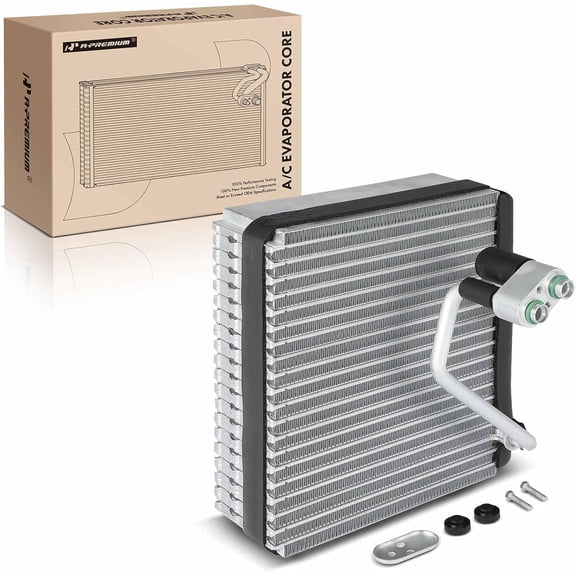 A-Premium A/C Evaporator Core Compatible with 2005-2010 Hyundai Tucson, Kia Sportage, with Pressing Plate