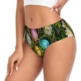 thumbnail image 2 of Fotbe colorful Easter eggs Calzones Estampados para Mujer – Ropa Interior de Algodón, Cómoda, Suave y Elástica-3X-Large, 2 of 6