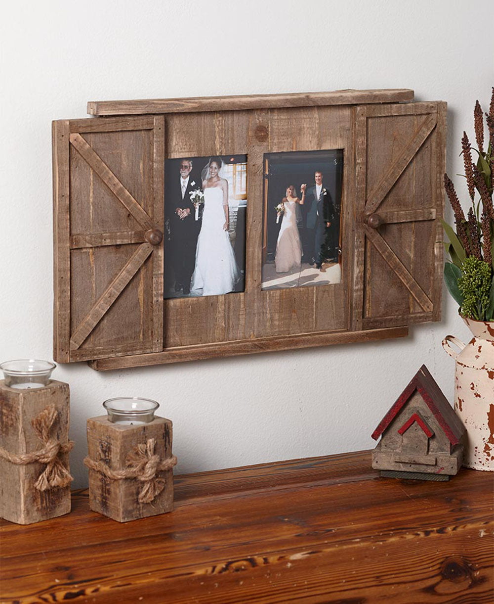 Details about   Wooden Wall Scrap-Booking Photo Frame 12 x 12 Inch