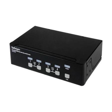UPC: 0065030824958 | StarTech 4-Port DVI USB KVM Switch with Audio and USB 2.0 Hub