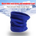 thumbnail image 4 of Toystoory Calentador de cuello colores surtidos térmico cómodo cuello polaina espesar gran textura accesorios de ciclismo pañuelo para el Suministros térmicos Azul, 4 of 6