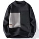 thumbnail image 3 of Suéter de cachemira de lujo de alta gama para hombre, nuevo jersey de cuello alto de invierno, suéteres gruesos y cálidos, jersey de Navidad para hombre a la moda, 3 of 4