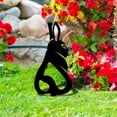 thumbnail image 2 of TIELUTT Easter Garden Decorations Easter Egg Rabbit Ground Insert Decoration Memorial Stake with Picture Banners and Signs Customize with Picture Vegetables Large Garden Flag Holder Garden Dome, 2 of 7