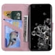 thumbnail image 4 of Funda con estampado de oso para Samsung Galaxy S20 Ultra con tarjetero, cordón, piel sintética, función billetera y protección contra caídas en las esquinas., 4 of 5