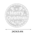 thumbnail image 2 of Adornos colgantes navideños, decoraciones navideñas, regalos navideños, luces LED navideñas de 24 cm de diámetro, decoración de interiores, luces para ventanas, tablero de luz., 2 of 2