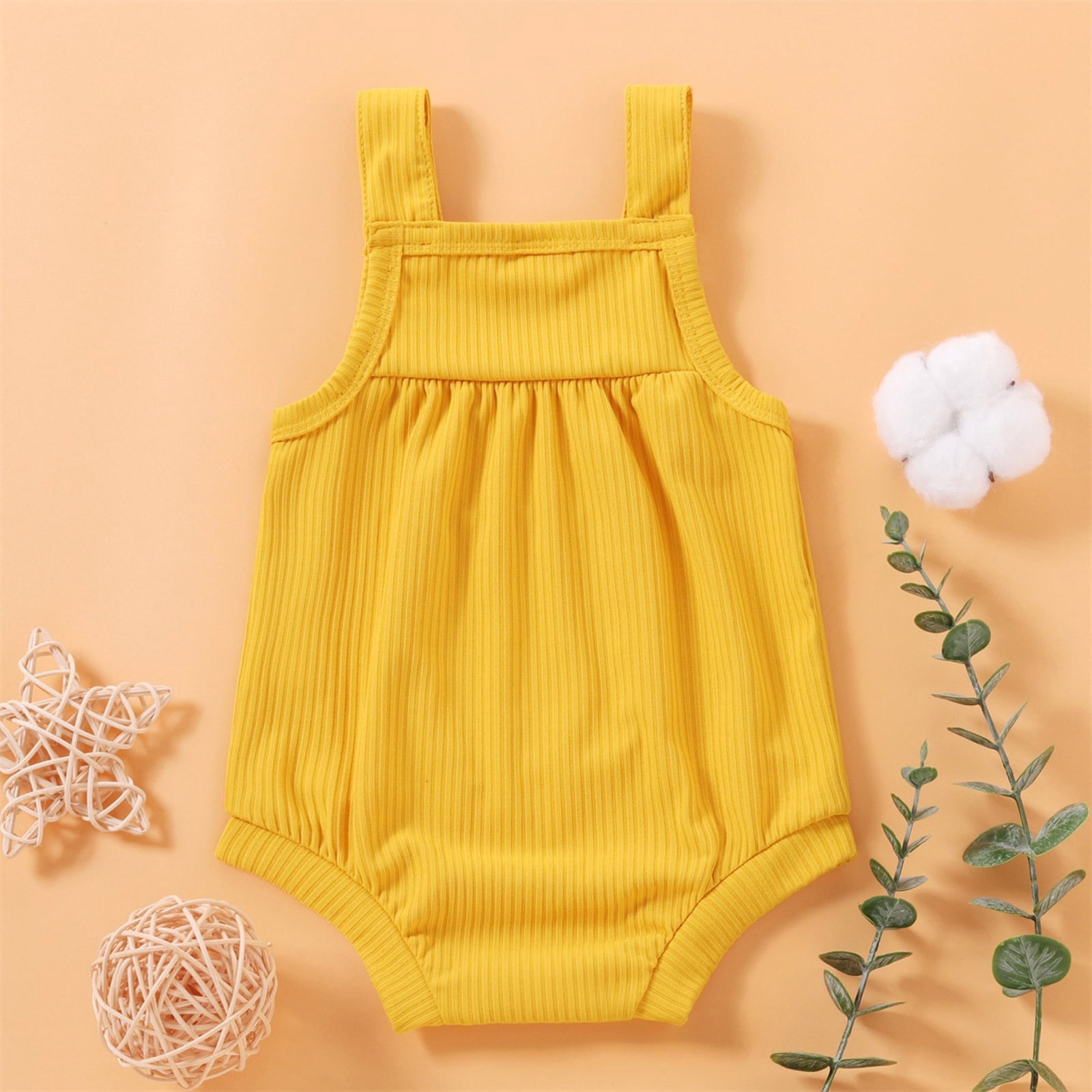 Gubotare Baby Bodysuit Girl Baby Boy Girls My First Christmas Outfit Romper Jumpsuit Sweatshirts Playsuit Pullover Fall Winter Clothes,Orange 12-18 Months