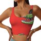 thumbnail image 1 of Balery Cool Crocodile With Sunglasses Sujetadores deportivos con espalda cruzada para mujer, acolchados, sin costuras, de alto impacto, ideales para yoga, gimnasio, entrenamiento y fitness.-X-Large, 1 of 8