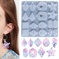 thumbnail image 2 of Silicone Resin Mould Bead Earring Craft DIY Pendant Tools Casting 23, 2 of 5