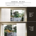thumbnail image 6 of Chicology Adjustable Sliding Panel Track Blind, Vertical Blinds, Light Filtering - 46"-86" W X 96" Height, Meshed Glacier, 6 of 6