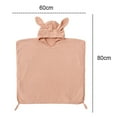 thumbnail image 2 of Cotton gauze children can wear hooded cloak bath towel for swimming, 2 of 6