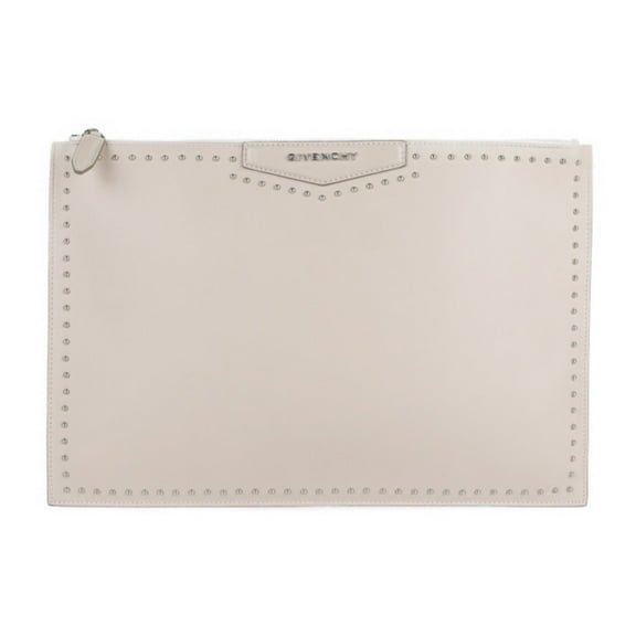 Pre-Owned GIVENCHY ANTIGONA POUCH L Antigona Pouch Second Bag Leather Pink Beige... (Good)