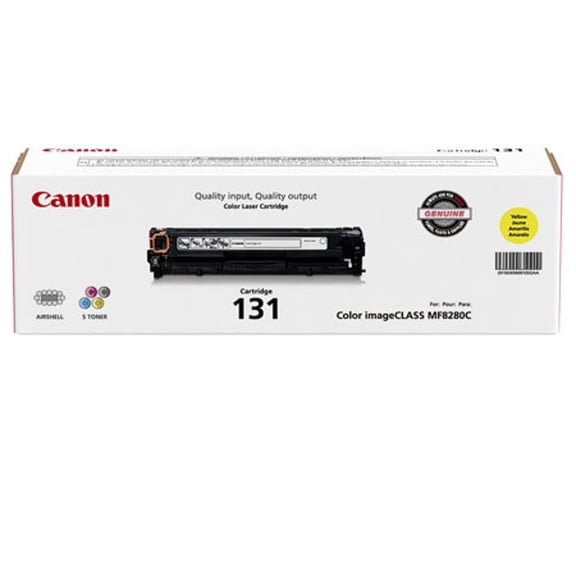 Canon 6269B001 (CRG-131) Toner, Yellow