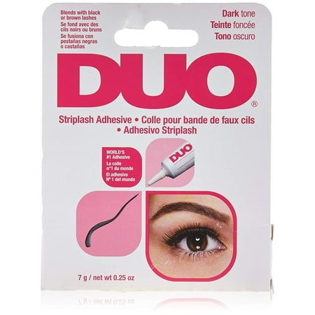 DUO Strip EyeLash Adhesive for Strip Lashes, Dark Tone, 0.25