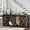 Dark Walnut, variant on Linor Dog Crate Furniture for 2 Dogs, 80.7" Large Dog Kennel Furniture with Dividers and Double Doors, Steel Frame Double Dog Crate, 80.7" x 23.6" x 31.5" (Black)