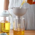 thumbnail image 1 of 4 Pieces/Set PP Kitchen Oil Lightweight Durable 4 Funnel Portable Reusable Round Household Restaurant Fruit Seed Filter Tool Accessories, 1 of 7
