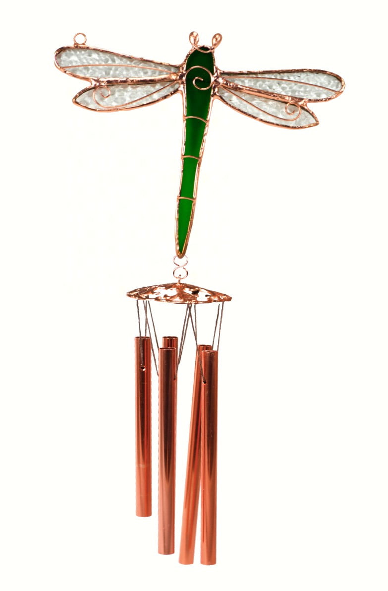 Green Dragonfly Wind Chime