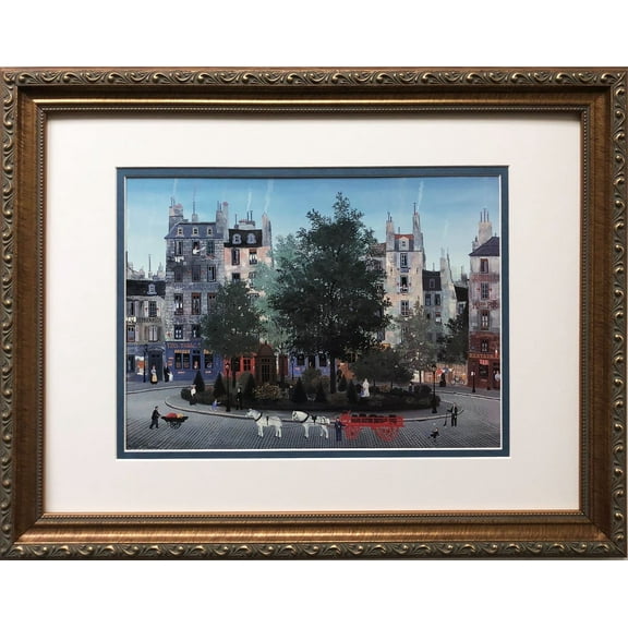Michel Delacroix "Le Square" CUSTOM FRAMED Generic